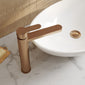 Nuie Arvan High Rise Mono Basin Mixer (No Waste) - Brushed Bronze - welovecouk