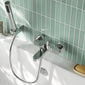 Nuie Arvan Wall Mounted Bath Shower Mixer With Kit - Chrome - welovecouk