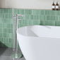 Nuie Arvan  Freestanding Bath Shower Mixer - Chrome - welovecouk