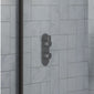 Nuie Arvan  Twin Thermostatic Concealed Shower Valve - Matt Black - welovecouk
