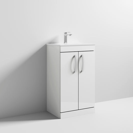  Athena 500mm Floor Standing Vanity With Basin 2 - welovecouk