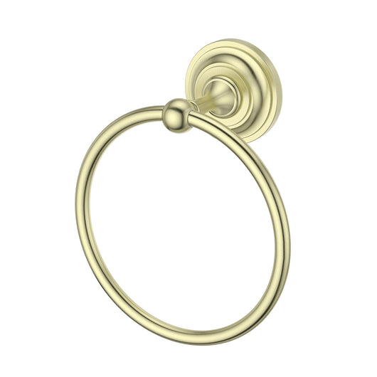  Holborn Towel Ring- Brushed Brass - welovecouk