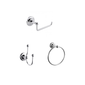 Hudson Reed 3 Piece Chrome Accessory Pack