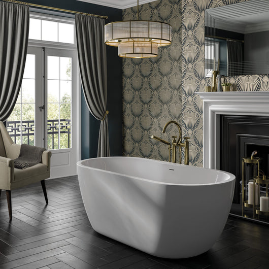  Trojan Alcora Double-Ended Free Standing Bath - 1555 x 750mm