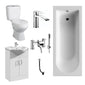 Alpha Sloane Vanity Complete Bathroom Suite 1700 x 700mm - welovecouk