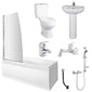 Alpha Complete Shower Bathroom Suite - 1600mm