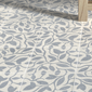 Décor Vine Blue Porcelain Square Tile - welovecouk