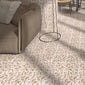 Décor Vine Terracotta Porcelain Square Tile - welovecouk