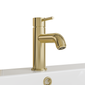 Monty Complete Bathroom Suite with Brushed Brass Taps - 3 Sizes Available