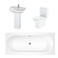 Asselby Foundation Straight Double Ended Bath Suites 1700 x 750