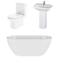 Asselby Freestanding Ashford Double Ended Bath Suites - 1600 x 750