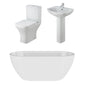 Ava Freestanding Ashford Double  Ended Bath Suites - 1700 x 750