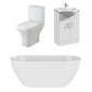 Ava Freestanding Ashford Double  Ended Vanity Bath Suites - 1700 x 750