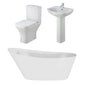 Ava Freestanding Serenity Slipper Bath Suites - 1600 x 750