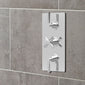Aztec Triple Thermostatic Shower Valve - Chrome