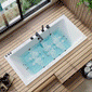 Carpi II Superdeep Double Ended Whirlpool Bath - 1900 x 900mm