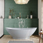 BC Designs Kurv Freestanding Bath 1890 x 900 (No Waste) - Powder Grey