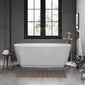 BC Designs Divita Freestanding Bath 1495 x 720 (No Waste) - Industrial Grey