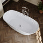 BC Designs Omnia Freestanding Bath 1615 x 760 (No Waste) - Matt White