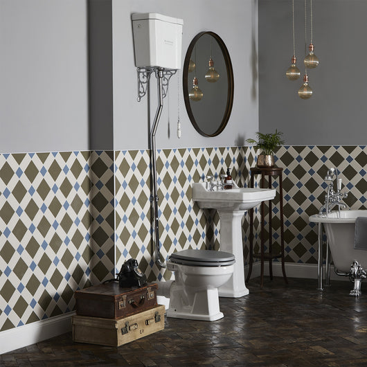  Bayswater Fitzroy Traditional High Level Toilet with Pull Chain Cistern - welovecouk