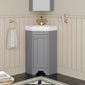 Bayswater Traditional Corner Basin Unit - Plummett Grey