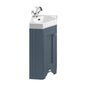 Bayswater Traditional Corner Basin Unit - Stiffkey Blue