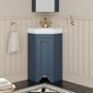 Bayswater Traditional Corner Basin Unit - Stiffkey Blue