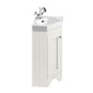 Bayswater Traditional Corner Unit and Basin - Pointing White