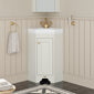 Bayswater Traditional Corner Unit and Basin - Pointing White