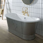 BC Designs Industrial Freestanding Boat Bath 1730 x 690mm