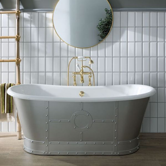  BC Designs Industrial Freestanding Boat Bath 1730 x 690mm