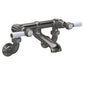 Hudson Reed White Topaz With Lever Wall Mounted Bath Filler - Brushed Pewter - welovecouk