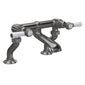 Hudson Reed White Topaz With Lever Deck Mounted Bath Filler - Brushed Pewter - welovecouk