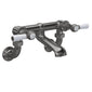 Hudson Reed White Topaz With Lever Wall Mounted Bath Filler - Brushed Pewter - welovecouk