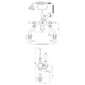 Hudson Reed White Topaz With Lever Deck Mounted Bath Shower Mixer - Brushed Pewter - welovecouk