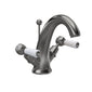 Hudson Reed White Topaz With Lever Mono Basin Mixer - Brushed Pewter - welovecouk