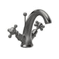 Hudson Reed White Topaz With Crosshead Mono Basin Mixer - Brushed Pewter - BC705DX - welovecouk