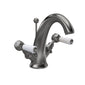 Hudson Reed White Topaz With Lever Mono Basin Mixer - Brushed Pewter - welovecouk