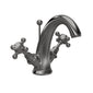 Hudson Reed White Topaz With Crosshead Mono Basin Mixer - Brushed Pewter - BC705HX - welovecouk