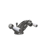 Hudson Reed White Topaz With Lever Bidet Tap - Brushed Pewter - welovecouk