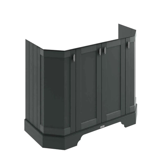  BC Designs Victrion 4-Door Angled Vanity Unit 1000mm Wide - Dark Lead - welovecouk