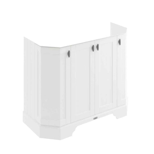  BC Designs Victrion 4-Door Angled Vanity Unit 1000mm Wide - Nimbus White - welovecouk