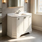 BC Designs Victrion 1000mm 4-Door Angled Vanity Unit with Basin - Earl Grey
