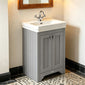BC Designs Victrion 640mm 2-Door Vanity Unit with Basin - Forest Green