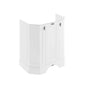 BC Designs Victrion 3-Door Angled Vanity Unit 750mm Wide - Nimbus White - welovecouk
