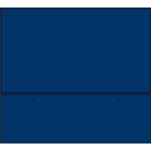  LECICO Mdf Bath Panels - 750 - Cobalt Blue - welovecouk