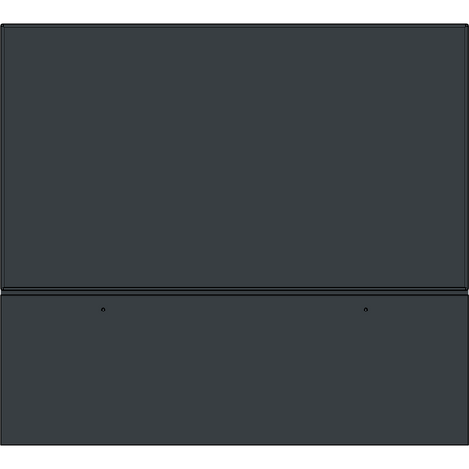  LECICO Mdf Bath Panels - 750 - Matt Anthracite - welovecouk