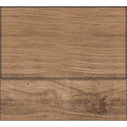  LECICO Mdf Bath Panels - 750 - Oak - welovecouk