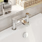 Nuie Binsey Cyprus Deck Mounted Bath Filler - Chrome - welovecouk