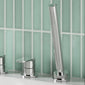 Nuie Binsey Deck Mounted 4 Tap Hole Bath Shower Mixer No Spout - Chrome - welovecouk